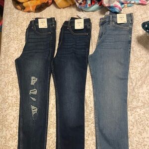 3 pairs of Abercrombie kids jeggings size 15/16.